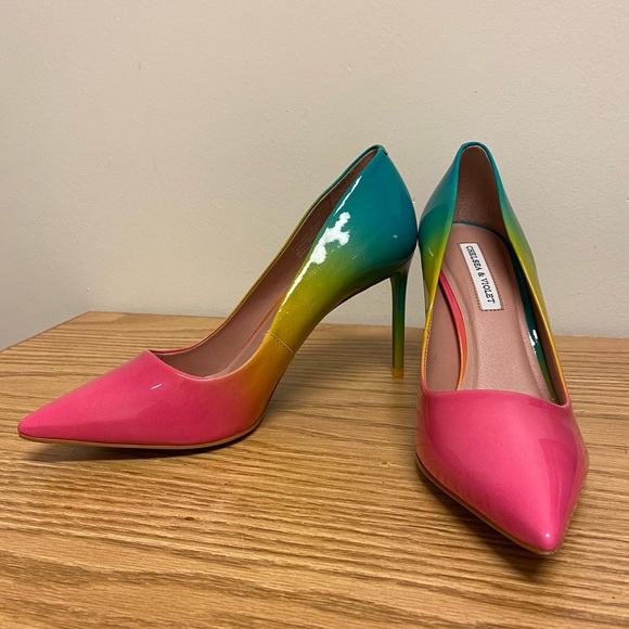 Chelsea & Violet Shoes Multi Colored Heels From Chelsea And Violet